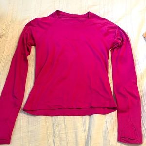 lululemon long sleeve swiftly tech sonic pink